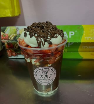 Fresas con crema