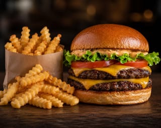 Fresh burger DOBLE