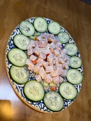 CEVICHE DE CALLO DE ROBALO