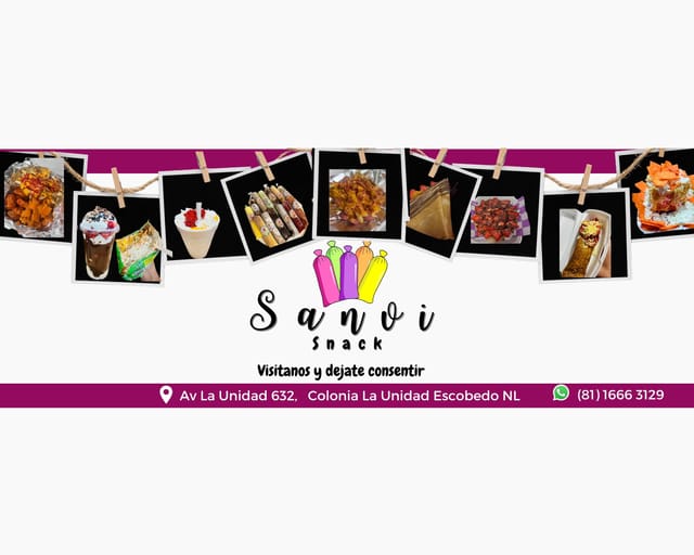 Banner de SANVI snack