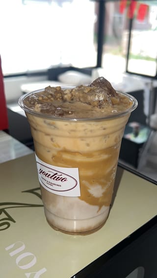 Mazapán latte