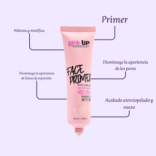PINK UP FACE PRIMER “matte finish”