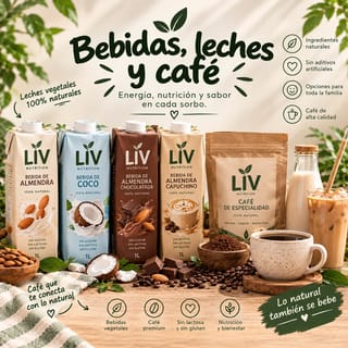 Bebidas, leches y cafés