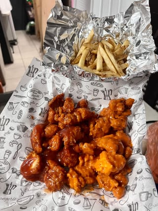 Boneles + papas para compartir
