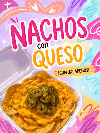 Nachos con queso