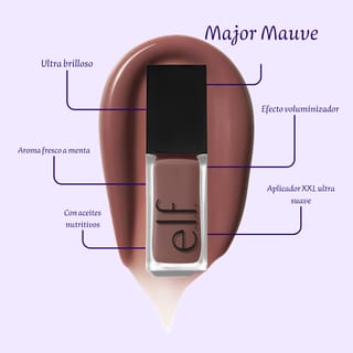 ELF LIP OIL GLOW REVIVER PLUMPING “major mauve”