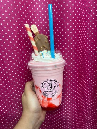 Malteada de Fresa