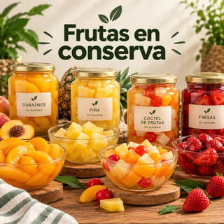 Frutas en conserva y mermeladas