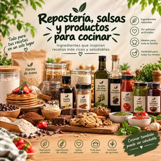 Repostería, salsas y productos para cocinar