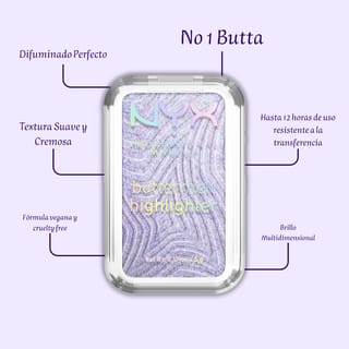 NYX BUTTERMELT HIGHLIGHTER “no 1 butta”